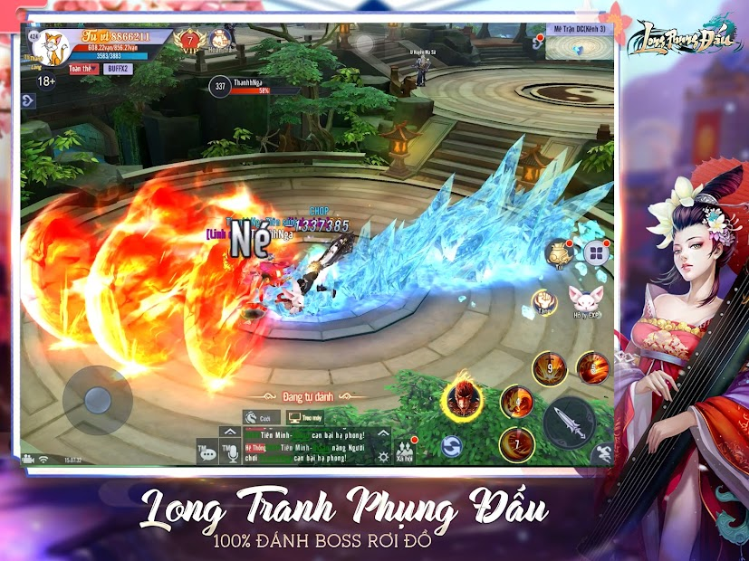 Screenshots Long Phụng Đấu VTC Mobile - Game nhập vai tiên hiệp