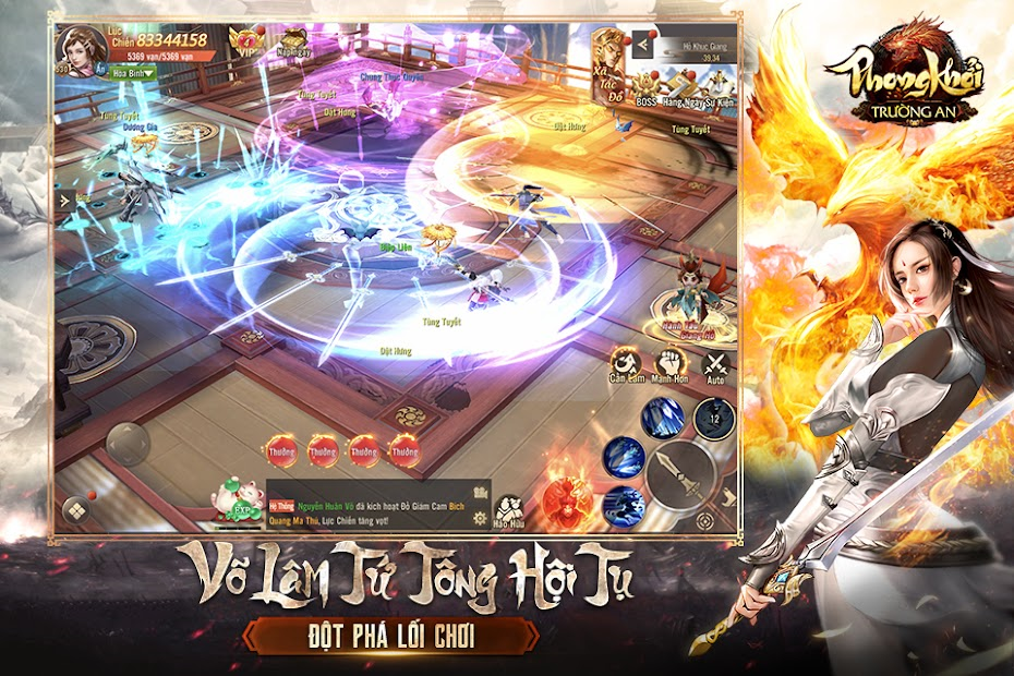 Screenshots Phong Khởi Trường An Funtap - Game mobile kiếm hiệp võ lâm