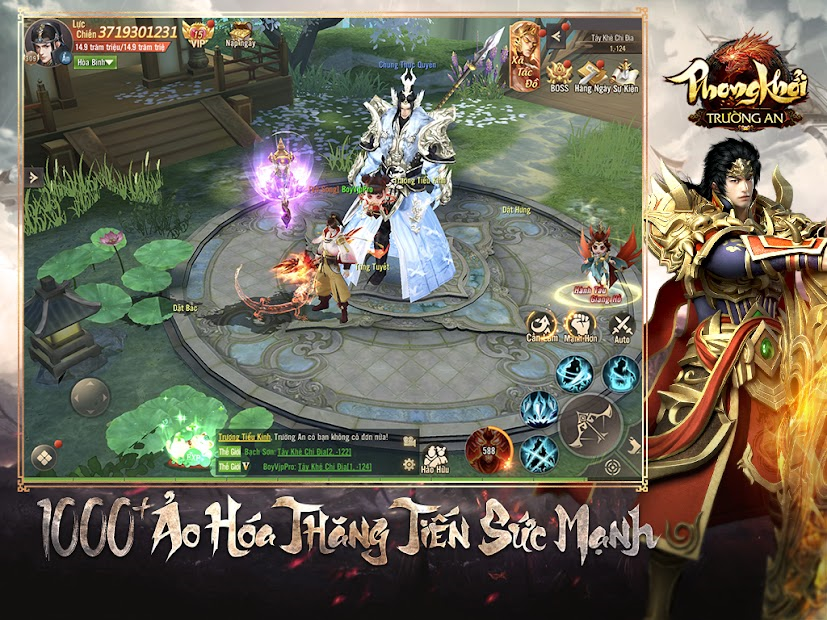 Screenshots Phong Khởi Trường An Funtap - Game mobile kiếm hiệp võ lâm