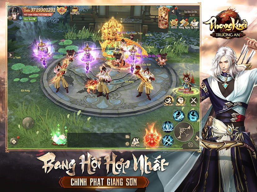Screenshots Phong Khởi Trường An Funtap - Game mobile kiếm hiệp võ lâm