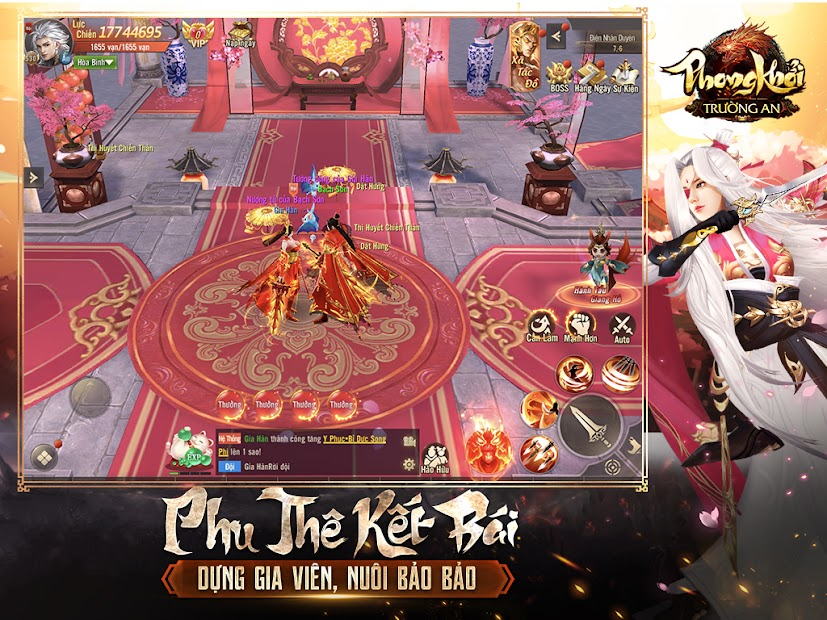 Screenshots Phong Khởi Trường An Funtap - Game mobile kiếm hiệp võ lâm