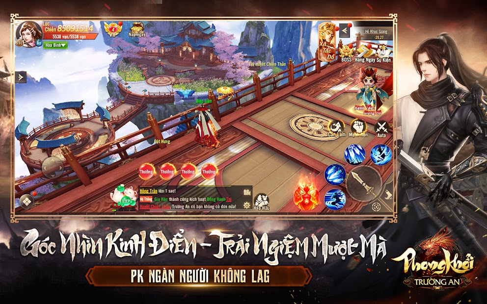 Screenshots Phong Khởi Trường An Funtap - Game mobile kiếm hiệp võ lâm