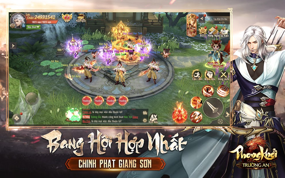 Screenshots Phong Khởi Trường An Funtap - Game mobile kiếm hiệp võ lâm