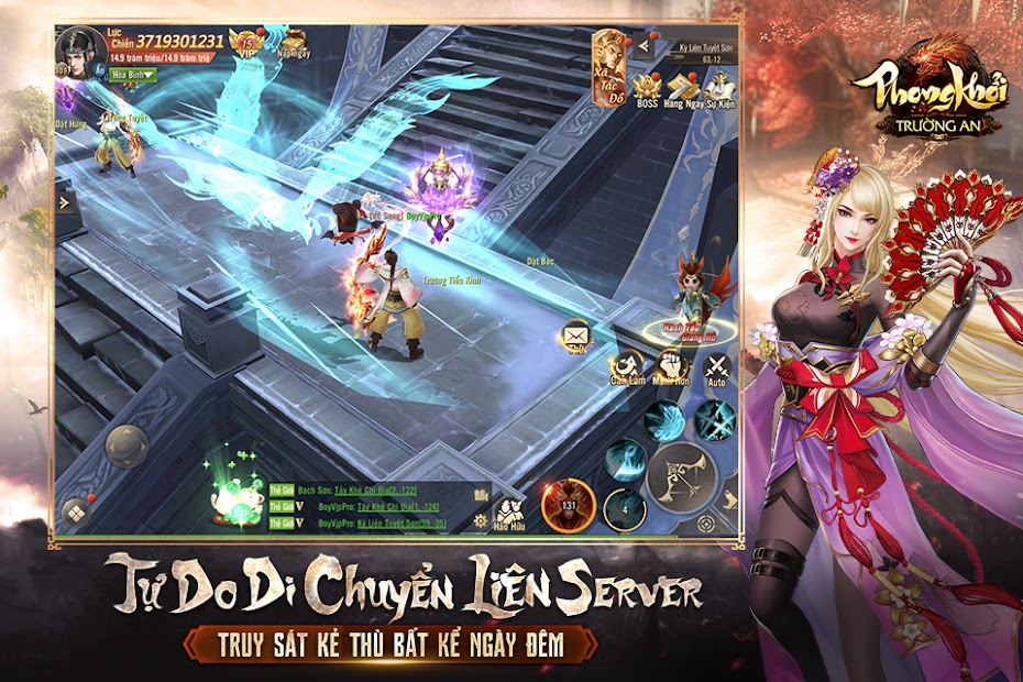 Screenshots Phong Khởi Trường An Funtap - Game mobile kiếm hiệp võ lâm