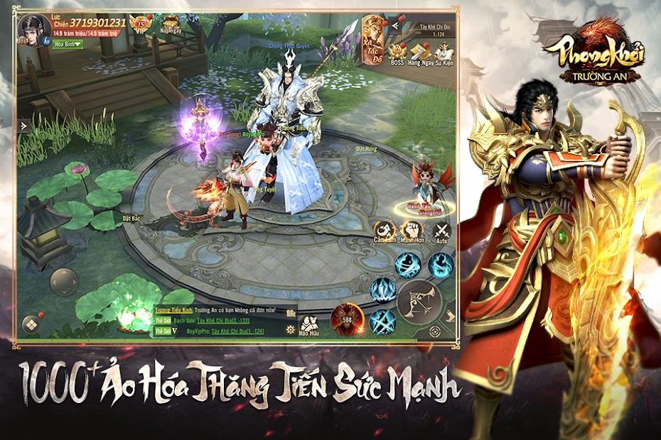 Screenshots Phong Khởi Trường An Funtap - Game mobile kiếm hiệp võ lâm