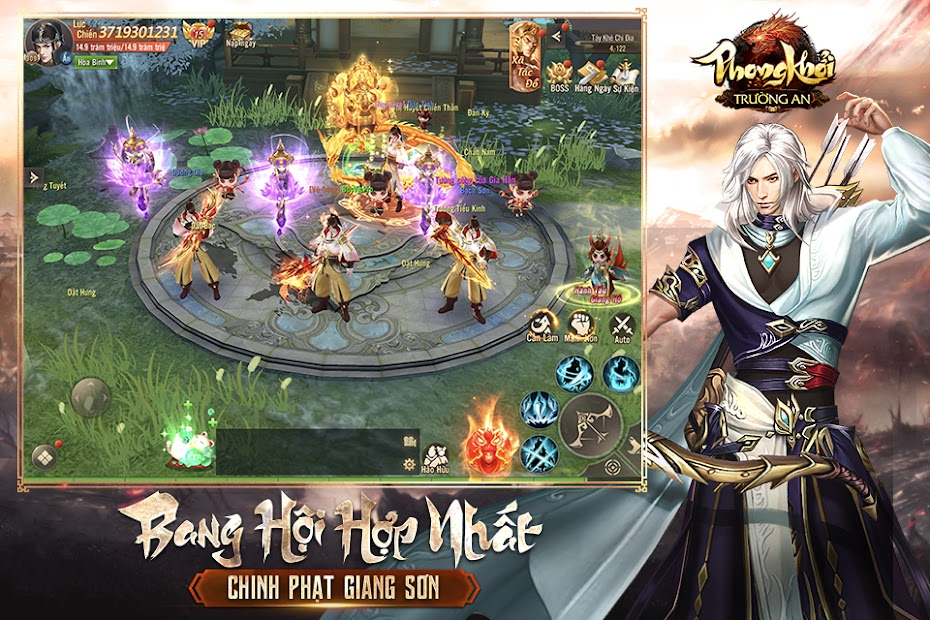 Screenshots Phong Khởi Trường An Funtap - Game mobile kiếm hiệp võ lâm