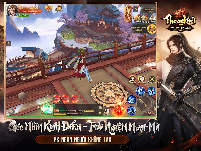 Screenshots Phong Khởi Trường An Funtap - Game mobile kiếm hiệp võ lâm