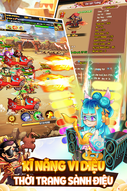 Screenshots Chiu Chiu Tam Quốc - Game Đấu Tướng AFK Chill Nhất Hè 2021