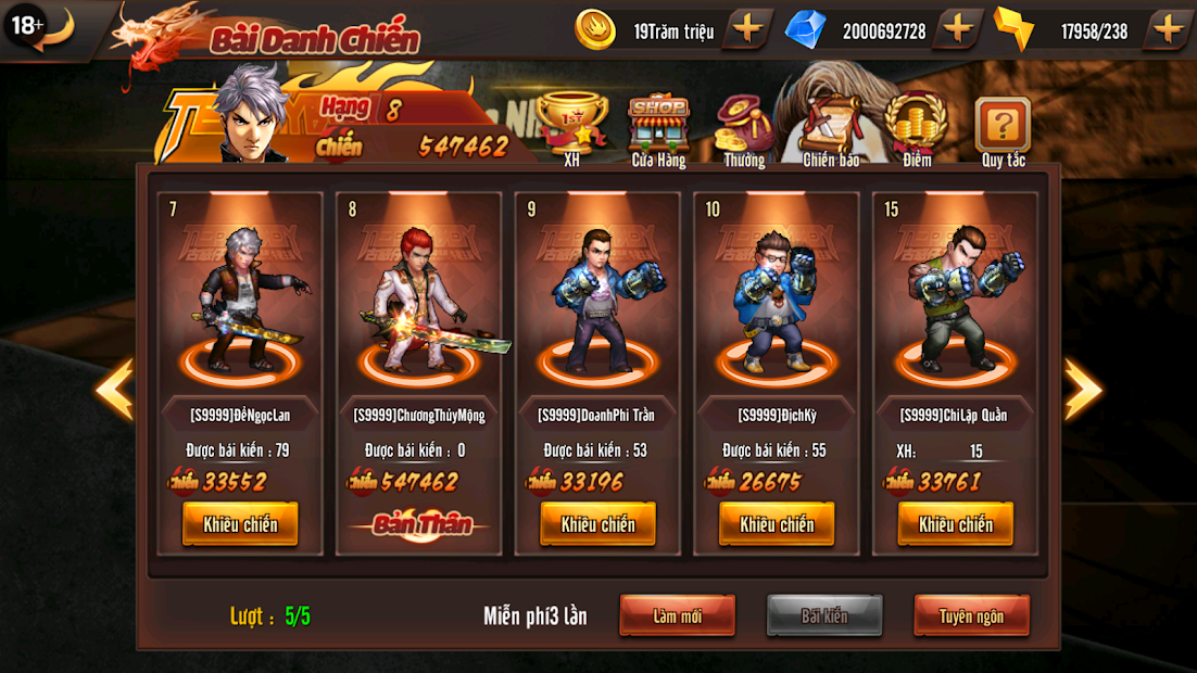 Screenshots Người trong giang hồ SOHAGAME - Game Đối Kháng Đường Phố