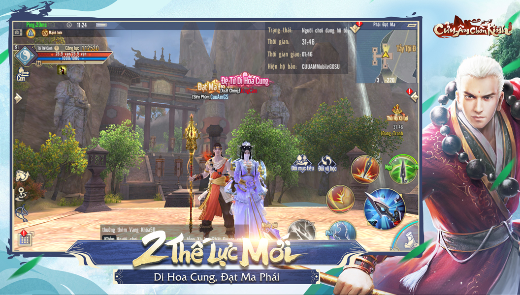 Screenshots Cửu Âm Chân Kinh Mobile - Game nhập vai kiếm hiệp 3D