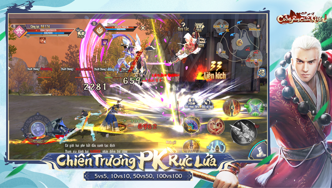 Screenshots Cửu Âm Chân Kinh Mobile - Game nhập vai kiếm hiệp 3D