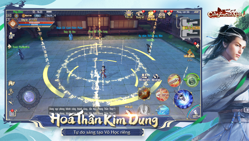 Screenshots Cửu Âm Chân Kinh Mobile - Game nhập vai kiếm hiệp 3D