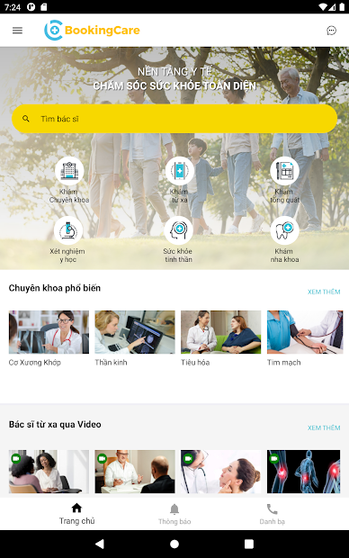 Screenshots BookingCare: Ứng dụng đặt lịch khám bệnh online