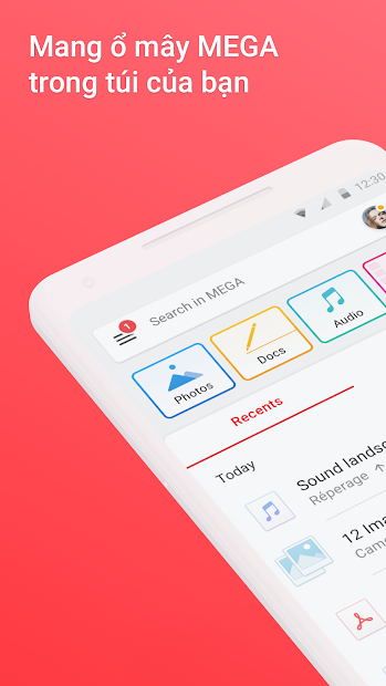 Screenshots MEGA - Ứng dụng lưu trữ dữ liệu đám mây trên Internet