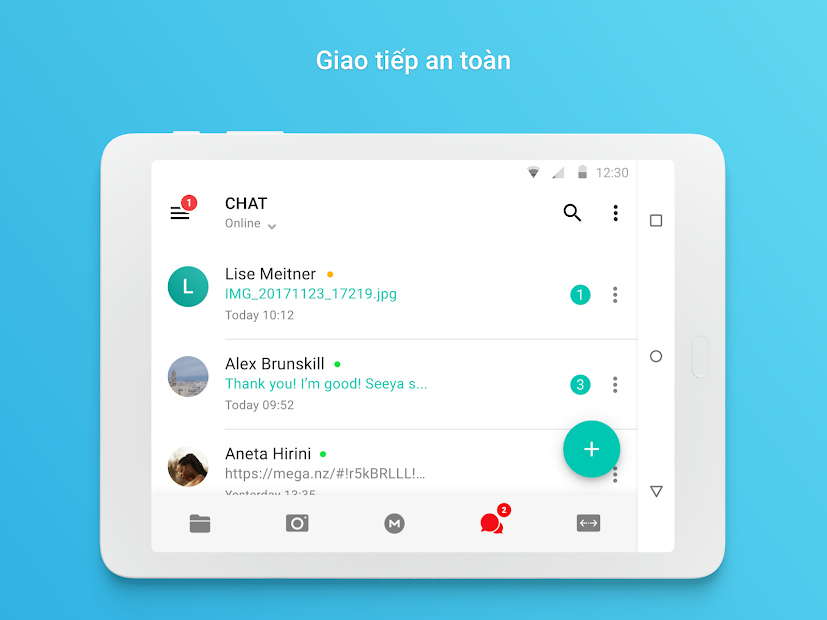 Screenshots MEGA - Ứng dụng lưu trữ dữ liệu đám mây trên Internet