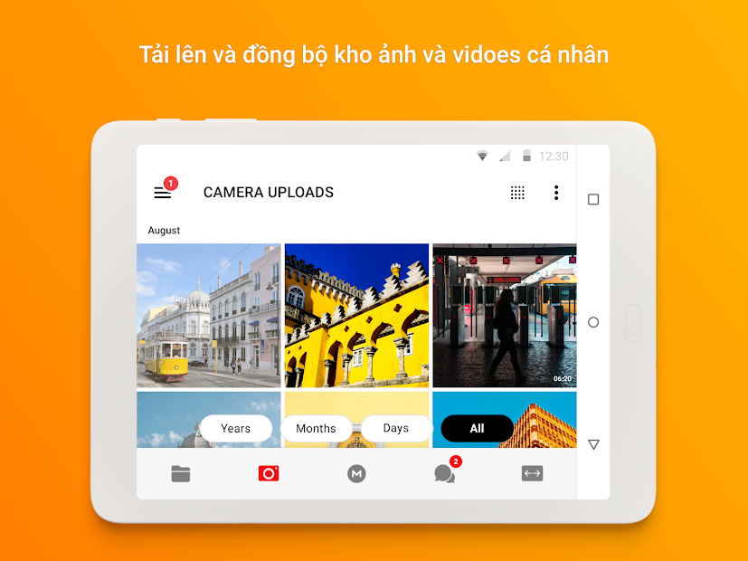 Screenshots MEGA - Ứng dụng lưu trữ dữ liệu đám mây trên Internet
