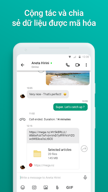 Screenshots MEGA - Ứng dụng lưu trữ dữ liệu đám mây trên Internet