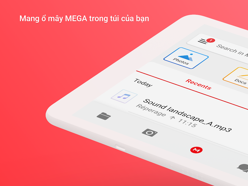 Screenshots MEGA - Ứng dụng lưu trữ dữ liệu đám mây trên Internet