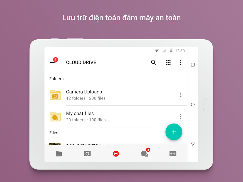 Screenshots MEGA - Ứng dụng lưu trữ dữ liệu đám mây trên Internet