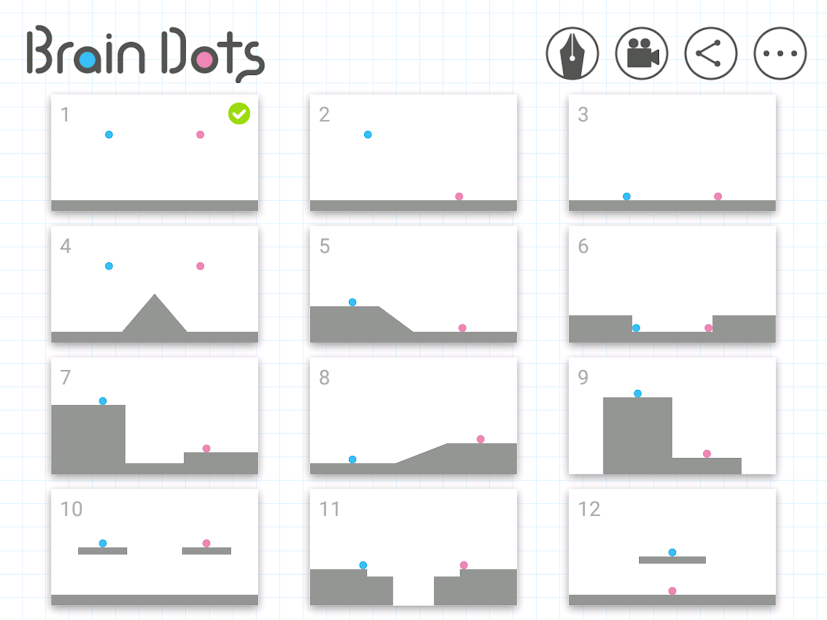 Screenshots Brain dots - Game vẽ hình trí tuệ trên di động