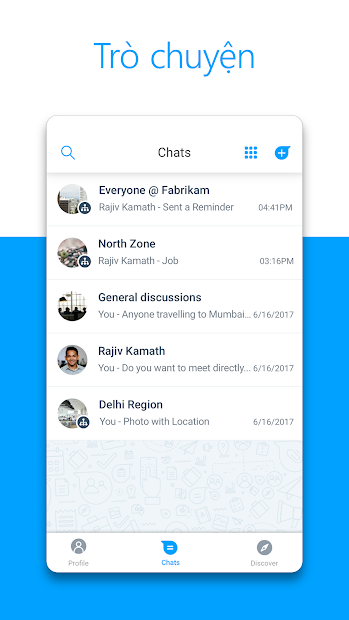 Screenshots Microsoft Kaizala: Ứng dụng hỗ trợ công việc mọi lúc, mọi nơi