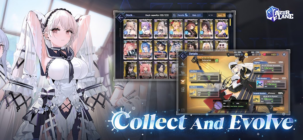 Screenshots Azur Lane - Game anime chiến tranh hải quân siêu dễ thương