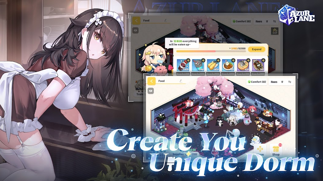 Screenshots Azur Lane - Game anime chiến tranh hải quân siêu dễ thương