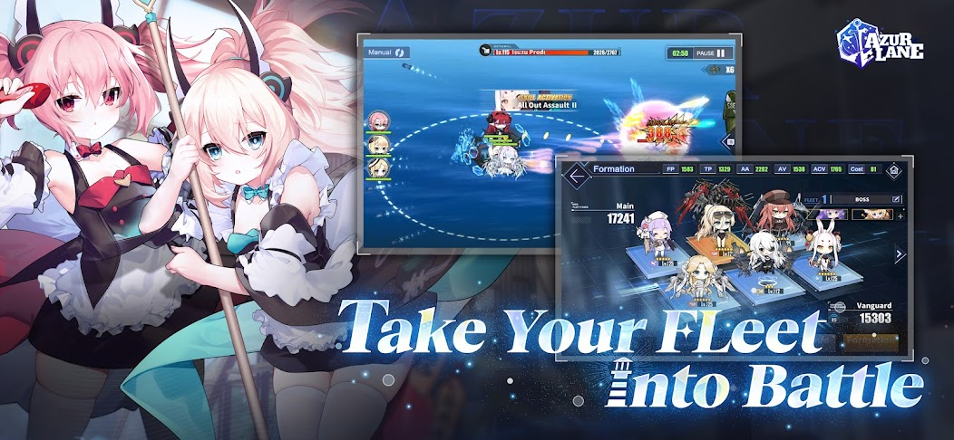 Screenshots Azur Lane - Game anime chiến tranh hải quân siêu dễ thương