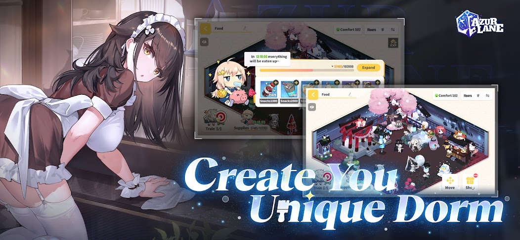 Screenshots Azur Lane - Game anime chiến tranh hải quân siêu dễ thương