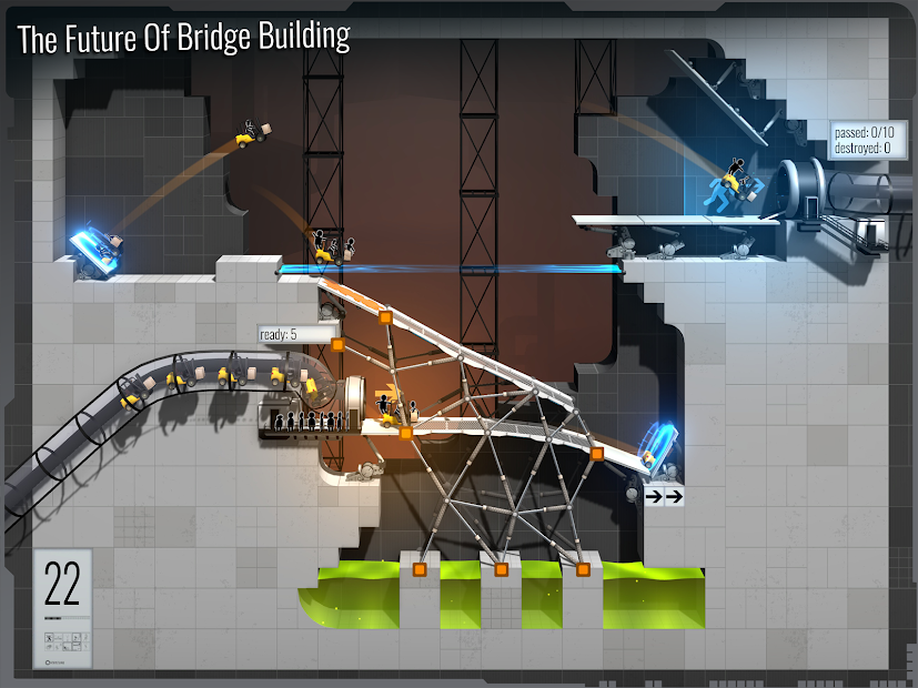 Screenshots Bridge Constructor Portal - Game mô phỏng giải trí xây cầu sáng tạo