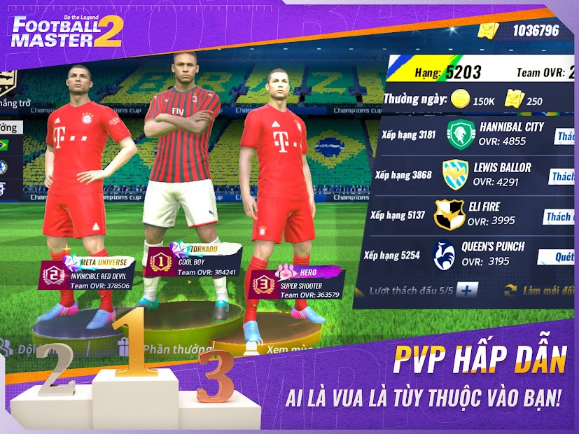 Screenshots Football Master 2 - Trở Thành Huyền Thoại