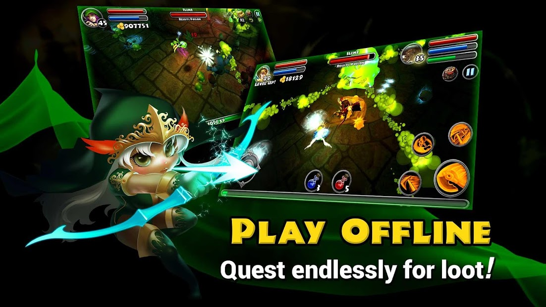 Screenshots Dungeon Quest - Game phiêu lưu tìm kiếm chiến lợi phẩm