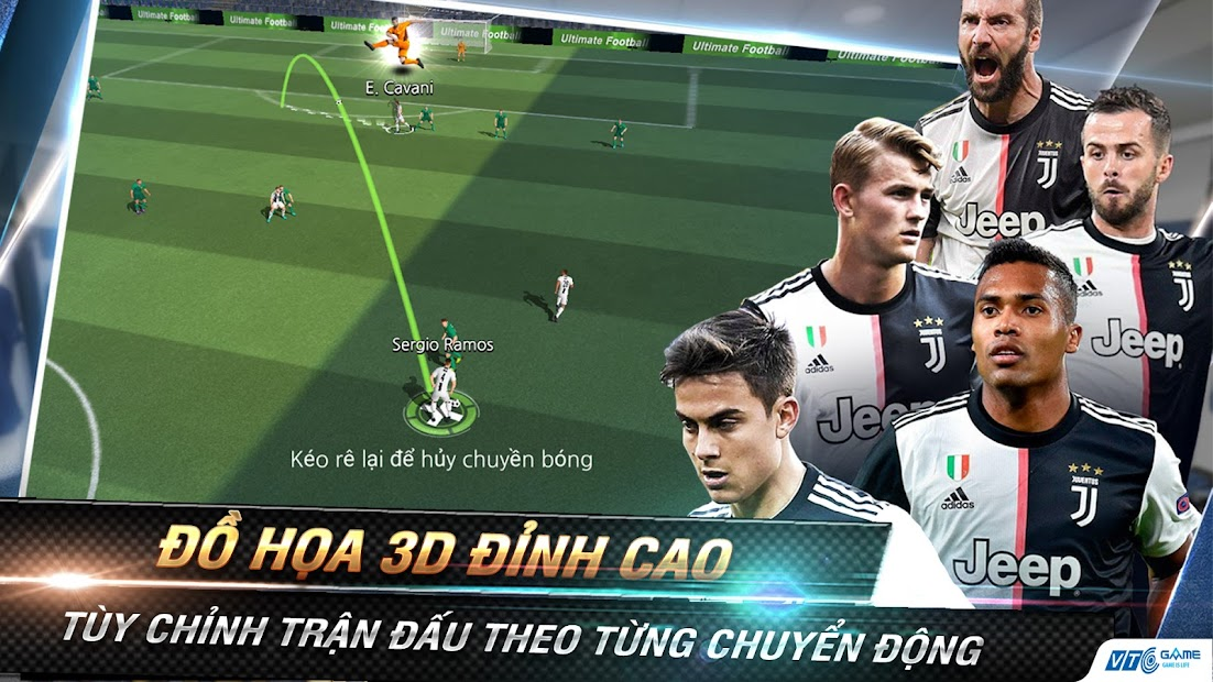 Screenshots UFC Siêu Sao Bóng Đá - Tự do thao tác, thể hiện kỹ năng đá bóng