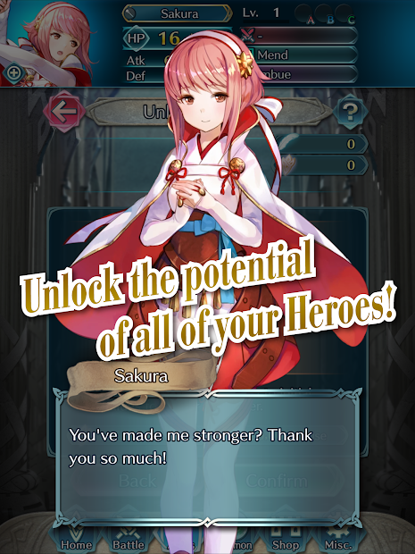 Screenshots Fire Emblem Heroes - Game mô phỏng chiến luật đến từ Nintendo