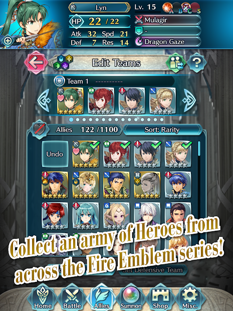 Screenshots Fire Emblem Heroes - Game mô phỏng chiến luật đến từ Nintendo