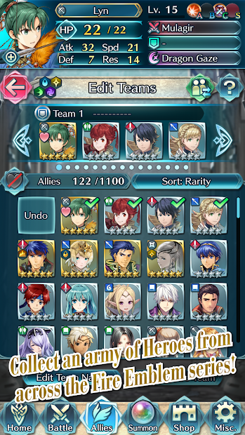 Screenshots Fire Emblem Heroes - Game mô phỏng chiến luật đến từ Nintendo
