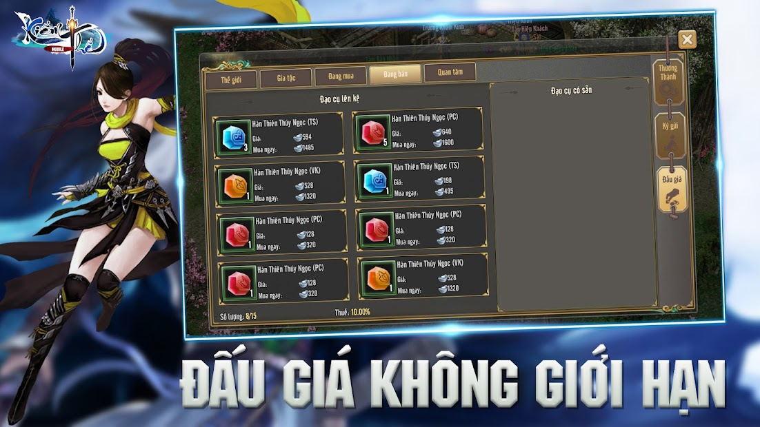 Screenshots Kiếm Thế ADNX Mobile - Kiếm Vương Trở Lại