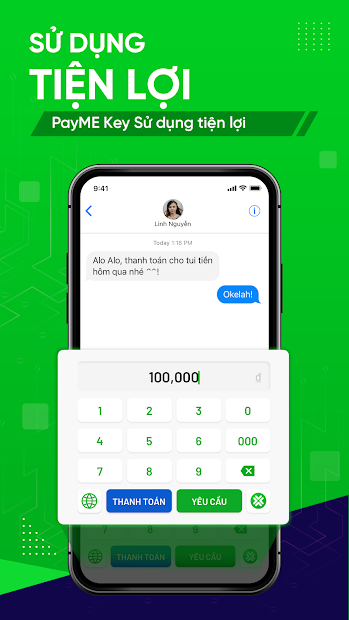 Screenshots PayME - Nền tảng ví điện tử và thanh toán qua mạng xã hội