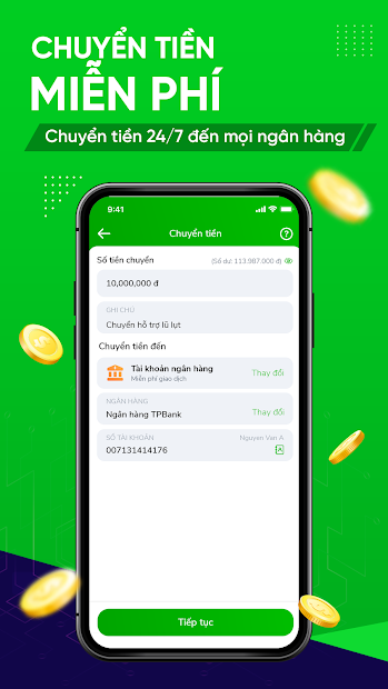 Screenshots PayME - Nền tảng ví điện tử và thanh toán qua mạng xã hội