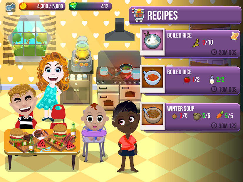 Screenshots Family House: Heart & Home - Sáng tạo gia đình riêng cho bạn