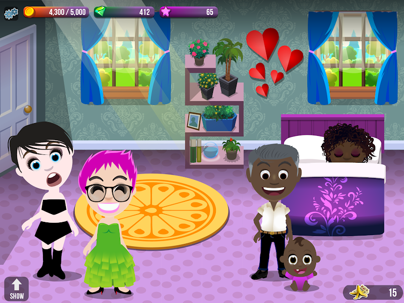 Screenshots Family House: Heart & Home - Sáng tạo gia đình riêng cho bạn