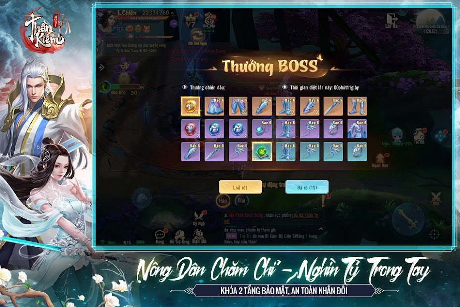 Screenshots Thần Kiếm Mobile - PK vạn người khốc liệt