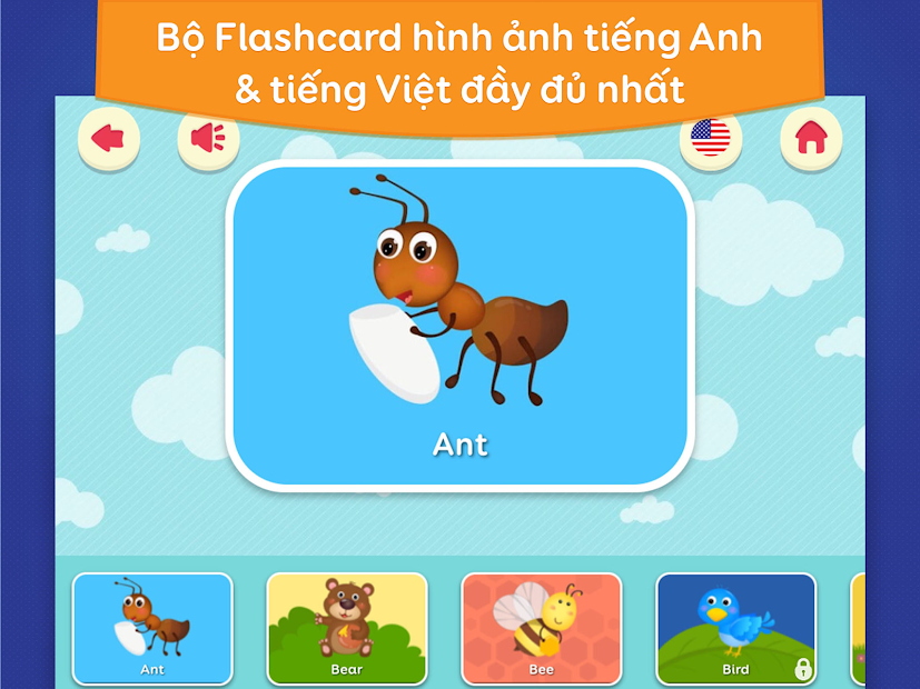 Screenshots Viet Kids: Ứng dụng học tiếng Anh, tiếng Việt dành cho bé