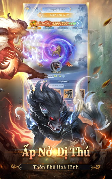 Screenshots Vạn Cổ Linh Thú - Game thuần hoá và nuôi dưỡng Thần Thú thời kỳ Hồng Hoang