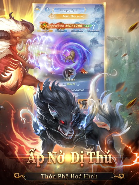 Screenshots Vạn Cổ Linh Thú - Game thuần hoá và nuôi dưỡng Thần Thú thời kỳ Hồng Hoang