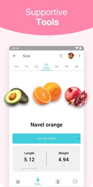 Screenshots App Pregnancy+: Ứng dụng theo dõi, chăm sóc thai nhi