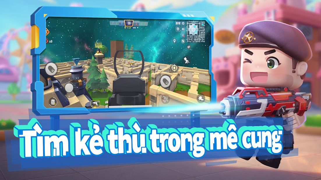 Screenshots Mini World Royale - tựa game bắn súng Battle Royale mới lạ