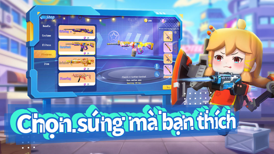 Screenshots Mini World Royale - tựa game bắn súng Battle Royale mới lạ