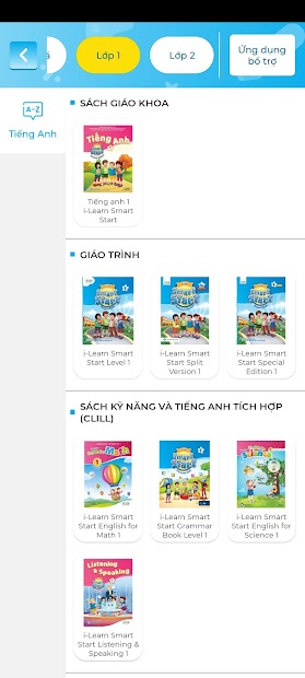 Screenshots App Eduhome: Sách học tiếng Anh dành cho học sinh lớp 1 - lớp 9