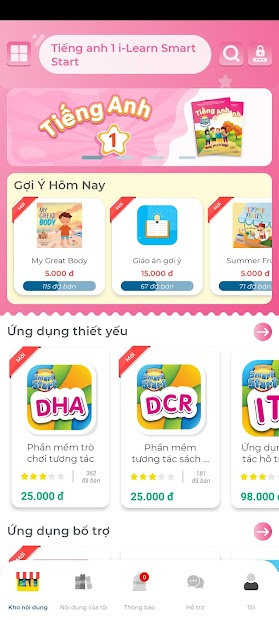 Screenshots App Eduhome: Sách học tiếng Anh dành cho học sinh lớp 1 - lớp 9